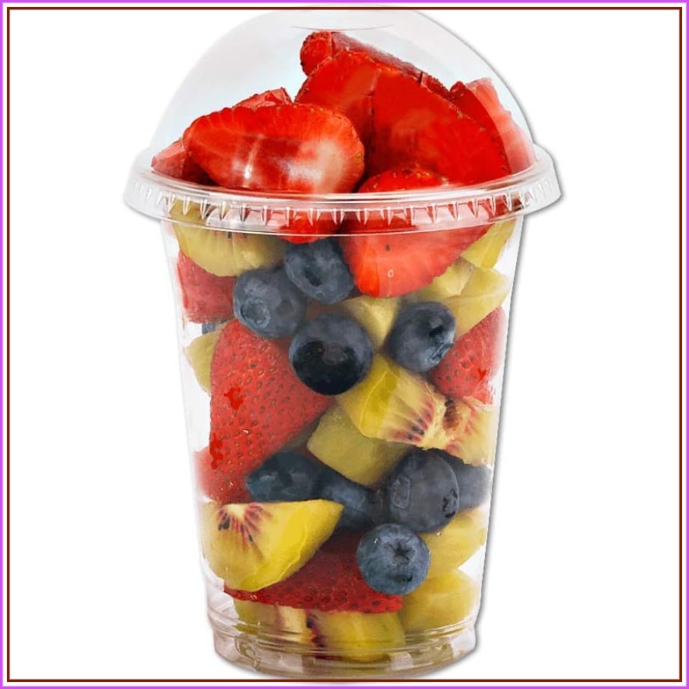 Plastic Dome Clear - 30 Sets 12 oz Clear Plastic