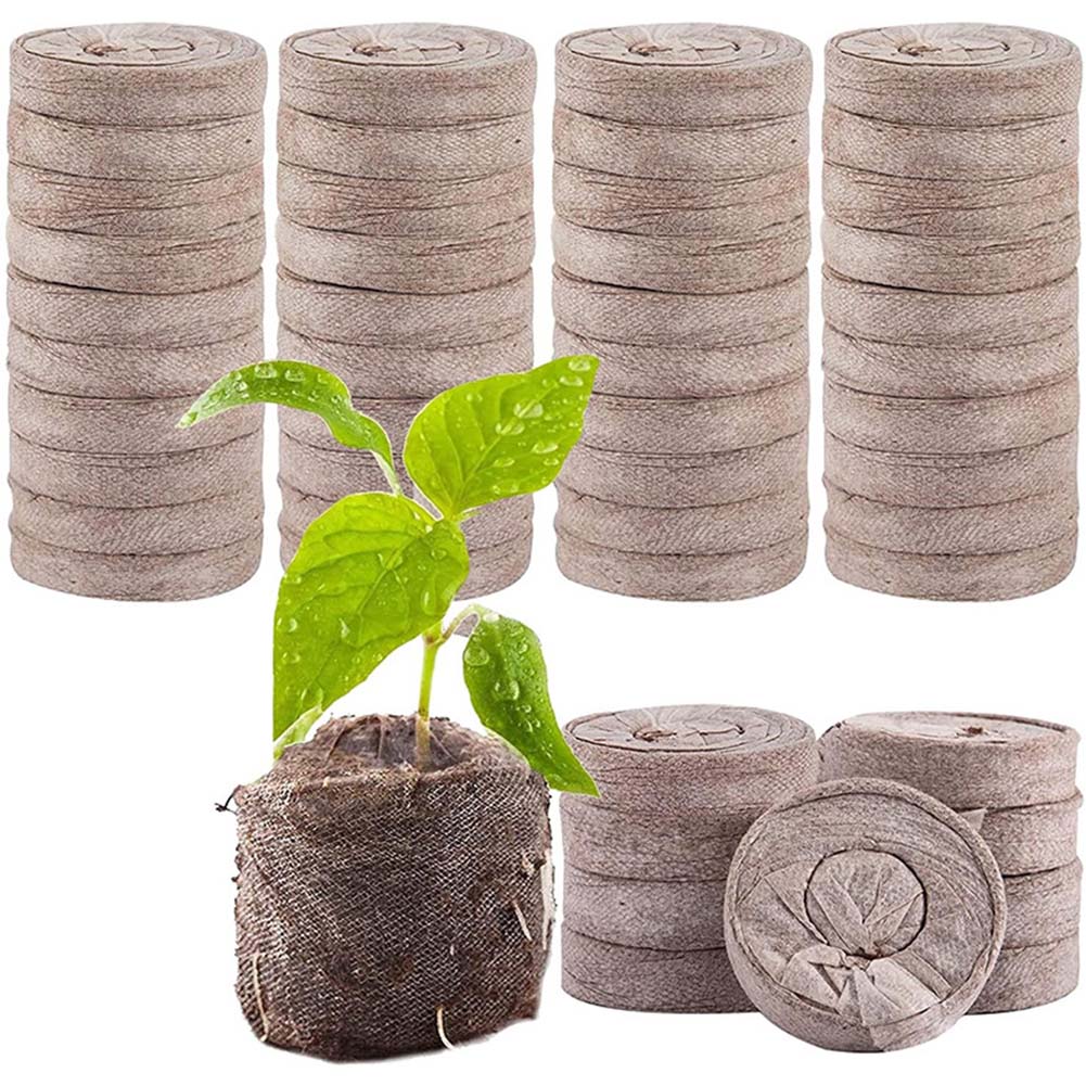 Peat Pellet Tray - 50/100 Pellet PacksSeedling Blocks/nursery Soil/compressed Peats