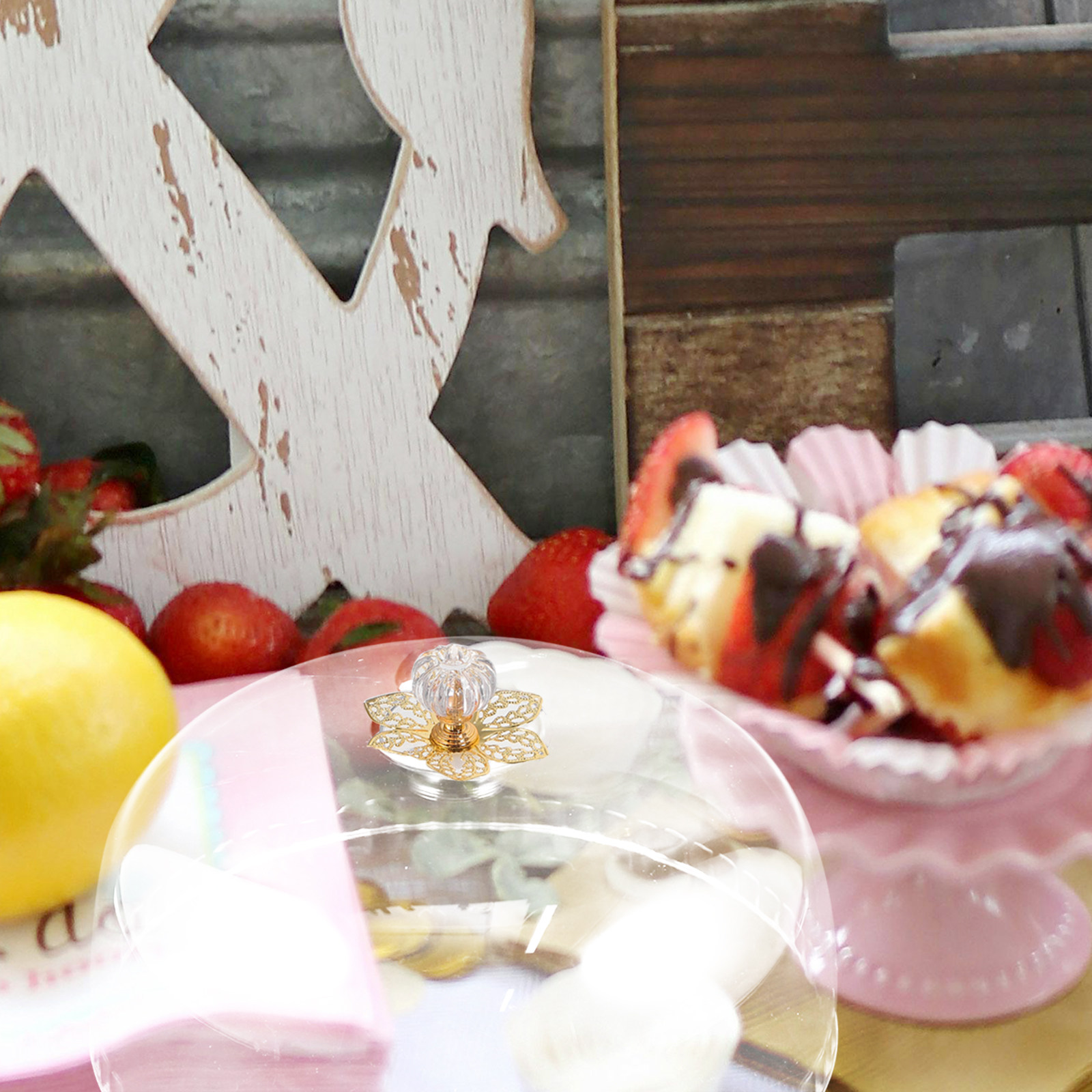 Clear Transparent Cake Dome Ac - Plastic Dome Clear ulasan dan harga