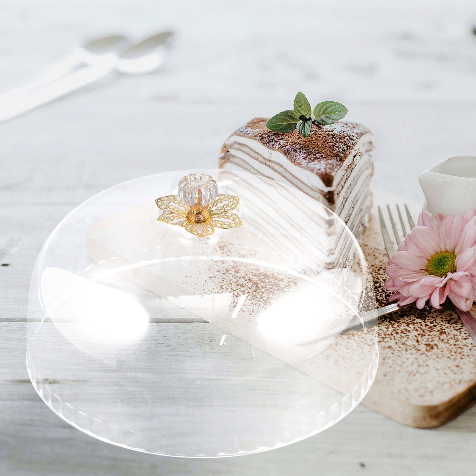Clear Transparent Cake Dome Ac - Plastic Dome Clear ulasan dan harga
