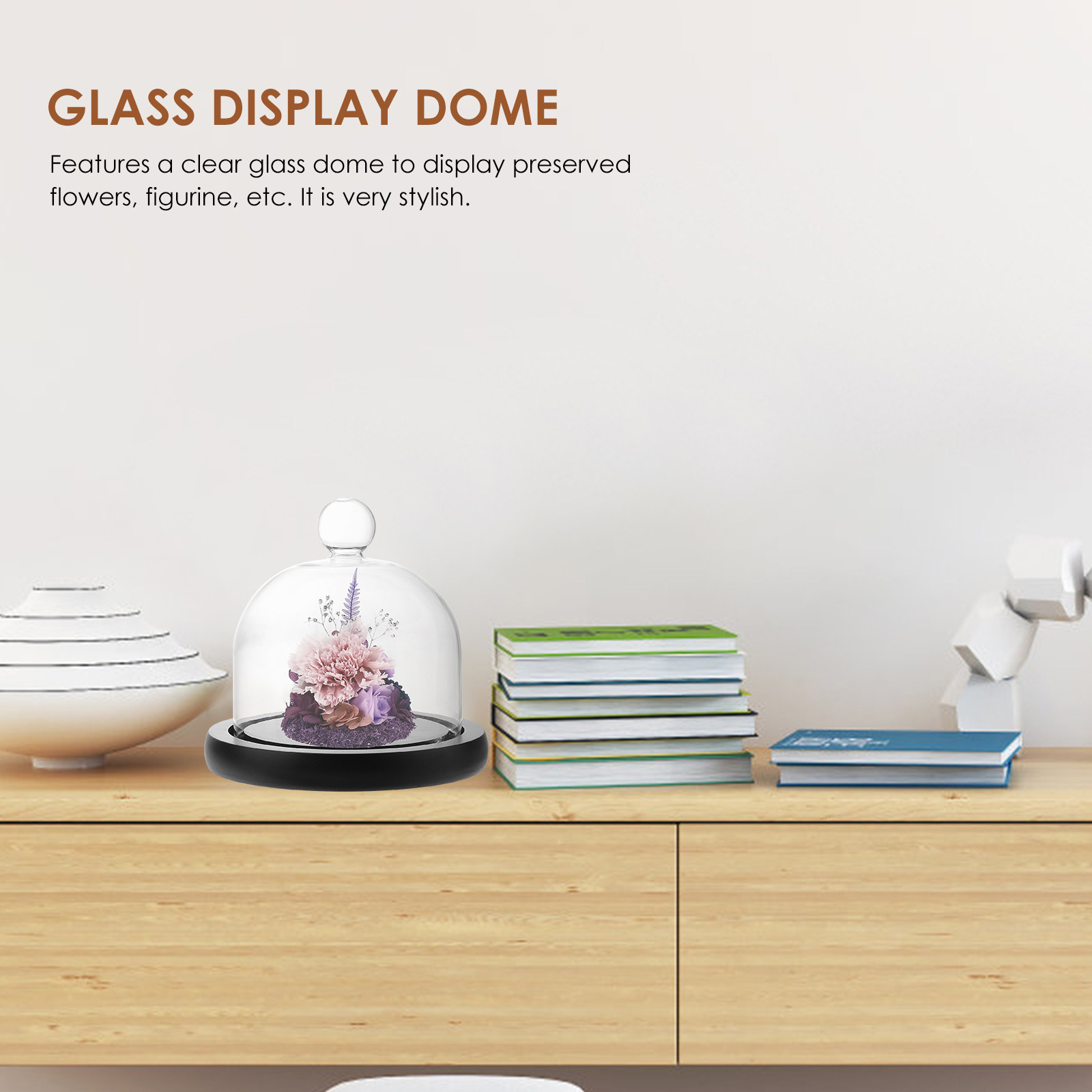 Clear Glass Display Dome for P - Plastic Dome Clear ulasan dan harga