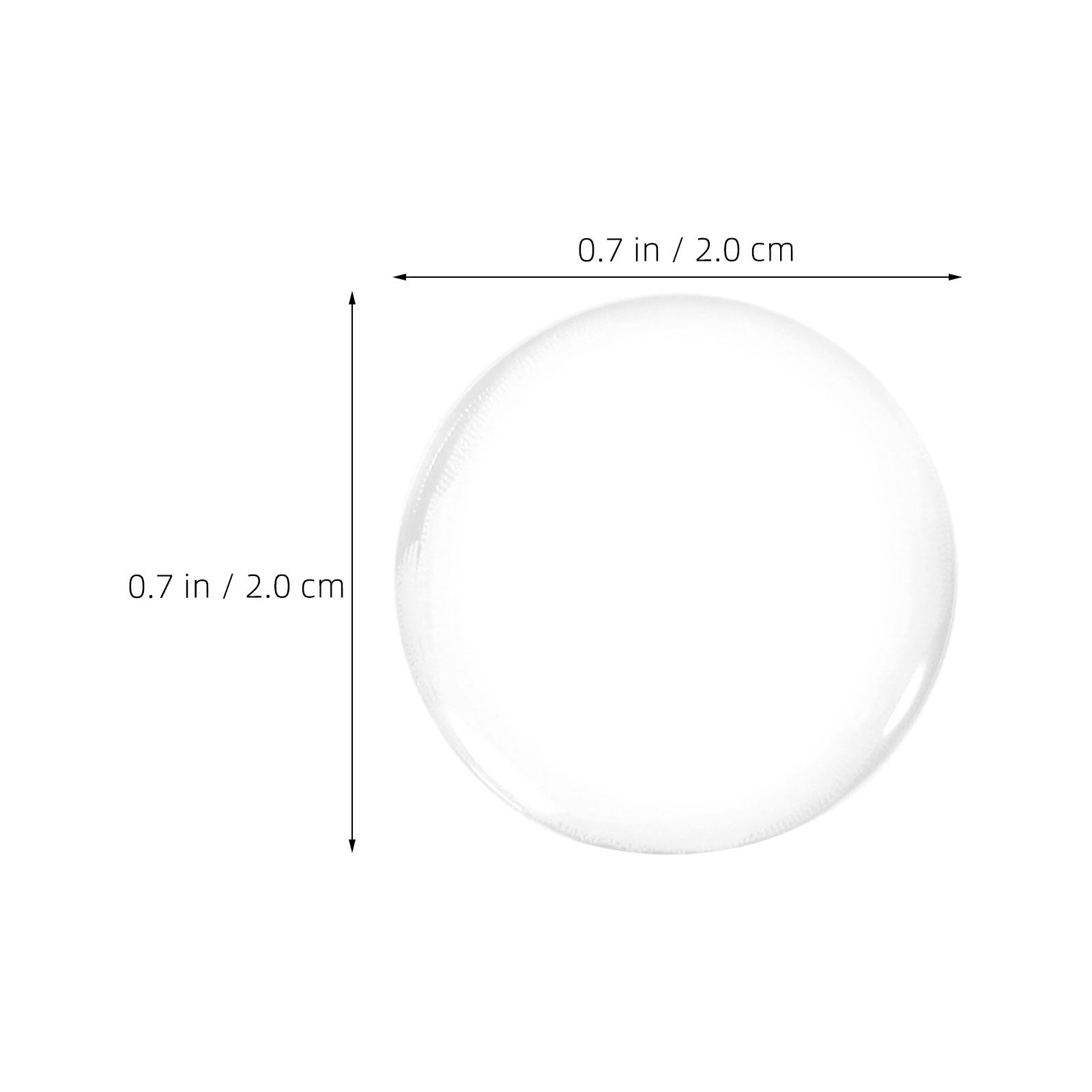 40Pcs Epoxy Dome Stickers Clea - Plastic Dome Clear ulasan dan harga