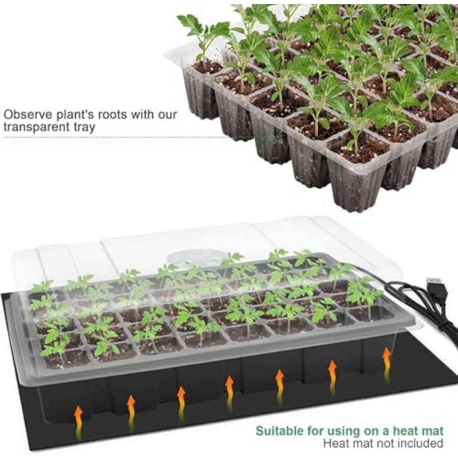 Seedling Trays Seed Starter Tr - Humidity Dome Kit ulasan dan harga