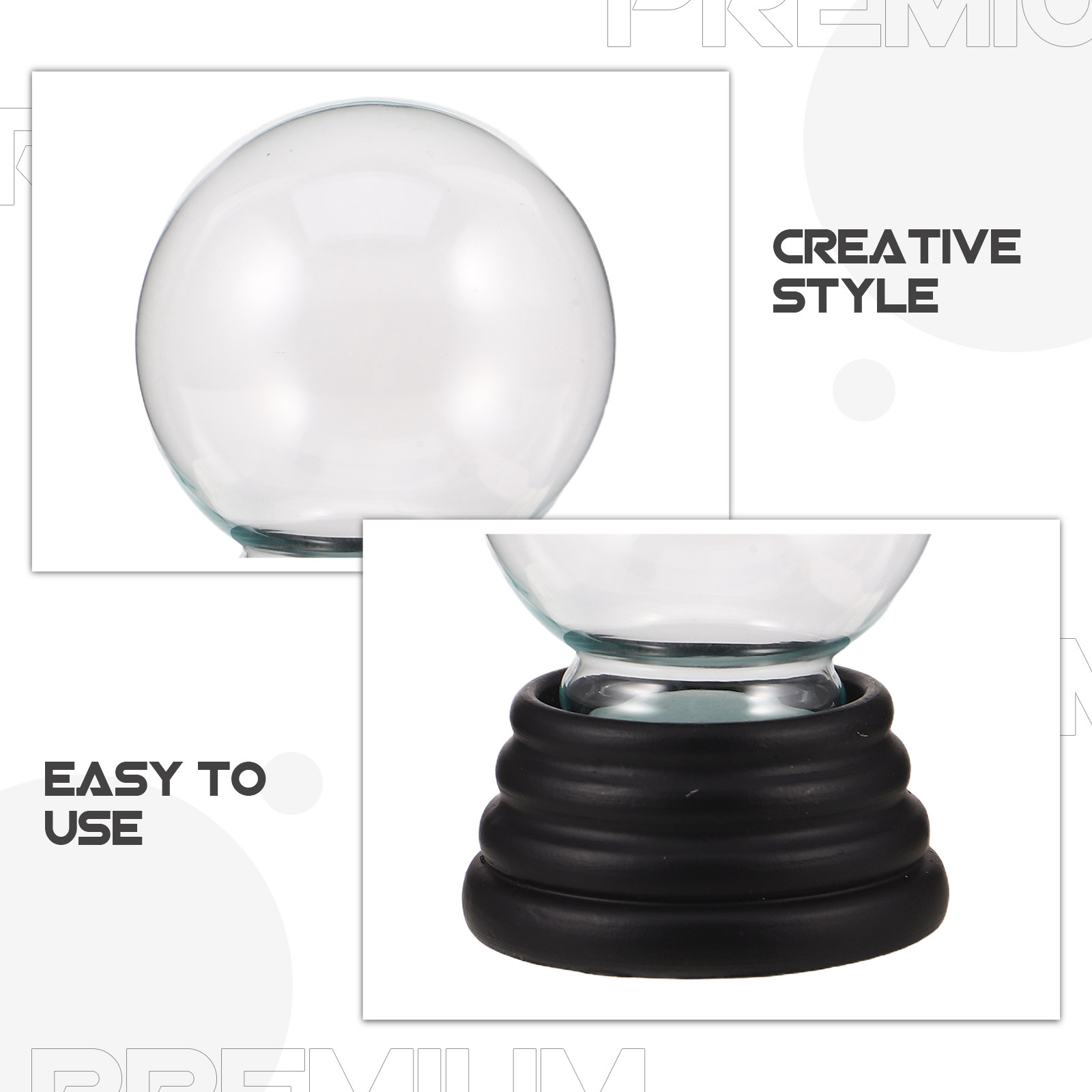 Clear Snow Globe Decoration Tr - Plastic Dome Clear ulasan dan harga