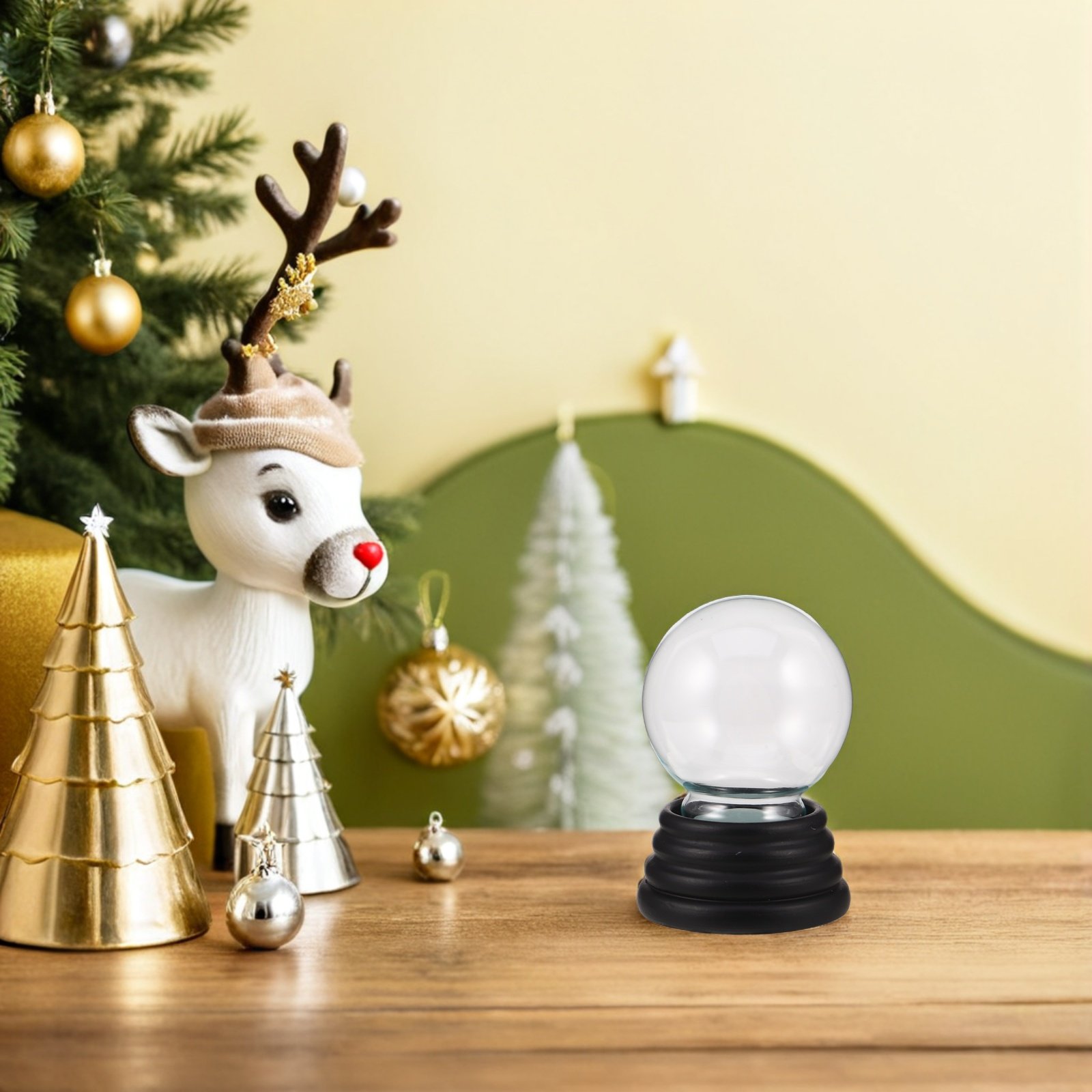 Clear Snow Globe Decoration Tr - Plastic Dome Clear ulasan dan harga