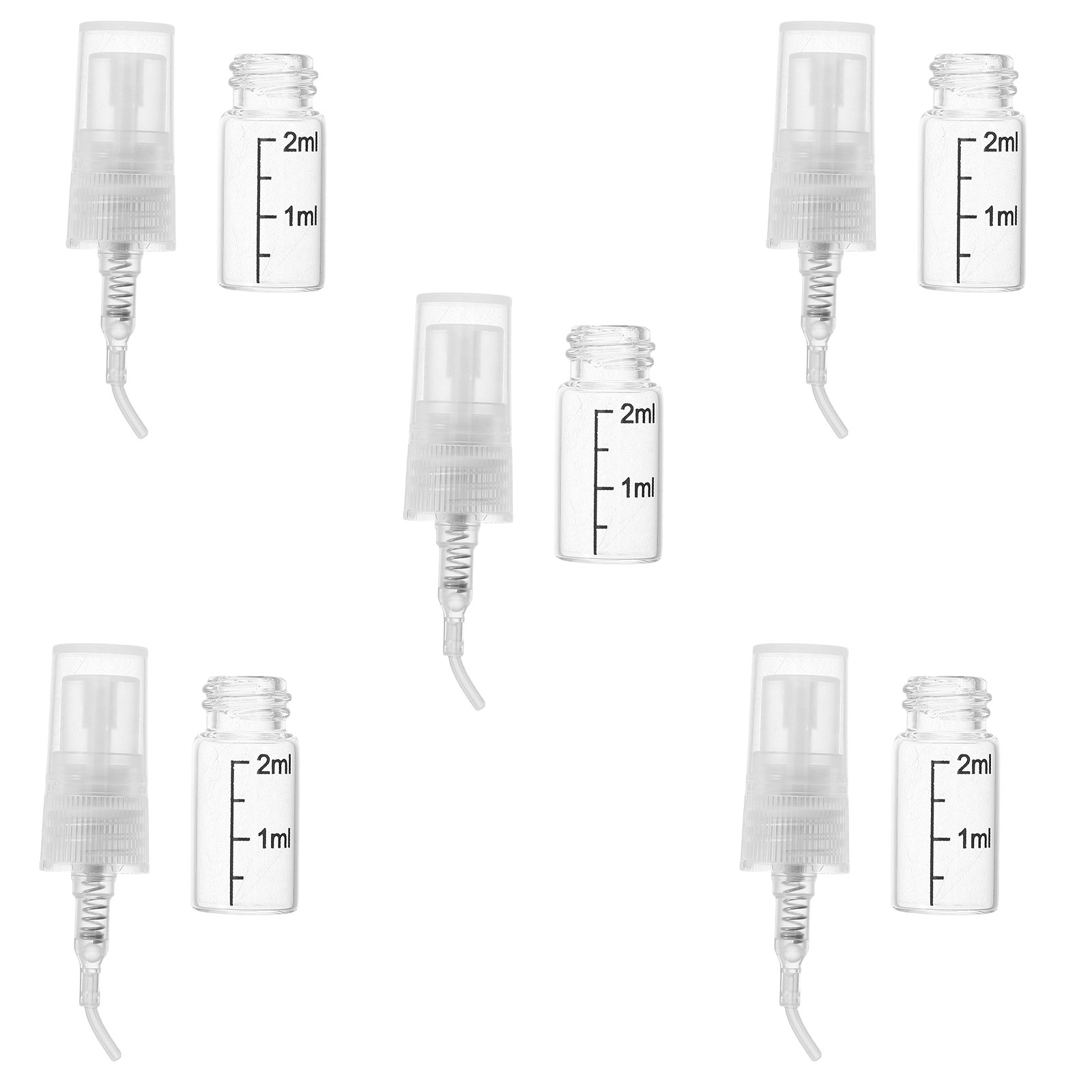 5Pcs Portable Spray Bottle Set - Misting Bottle Fine ulasan dan harga