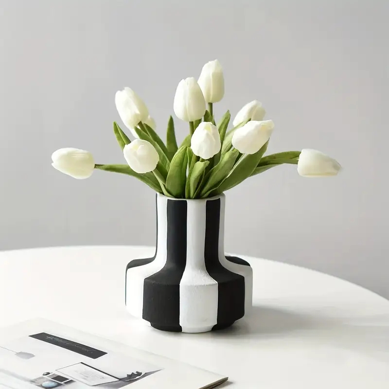 Creative Stripe Vase Black and - Propagation Station Vase ulasan dan harga