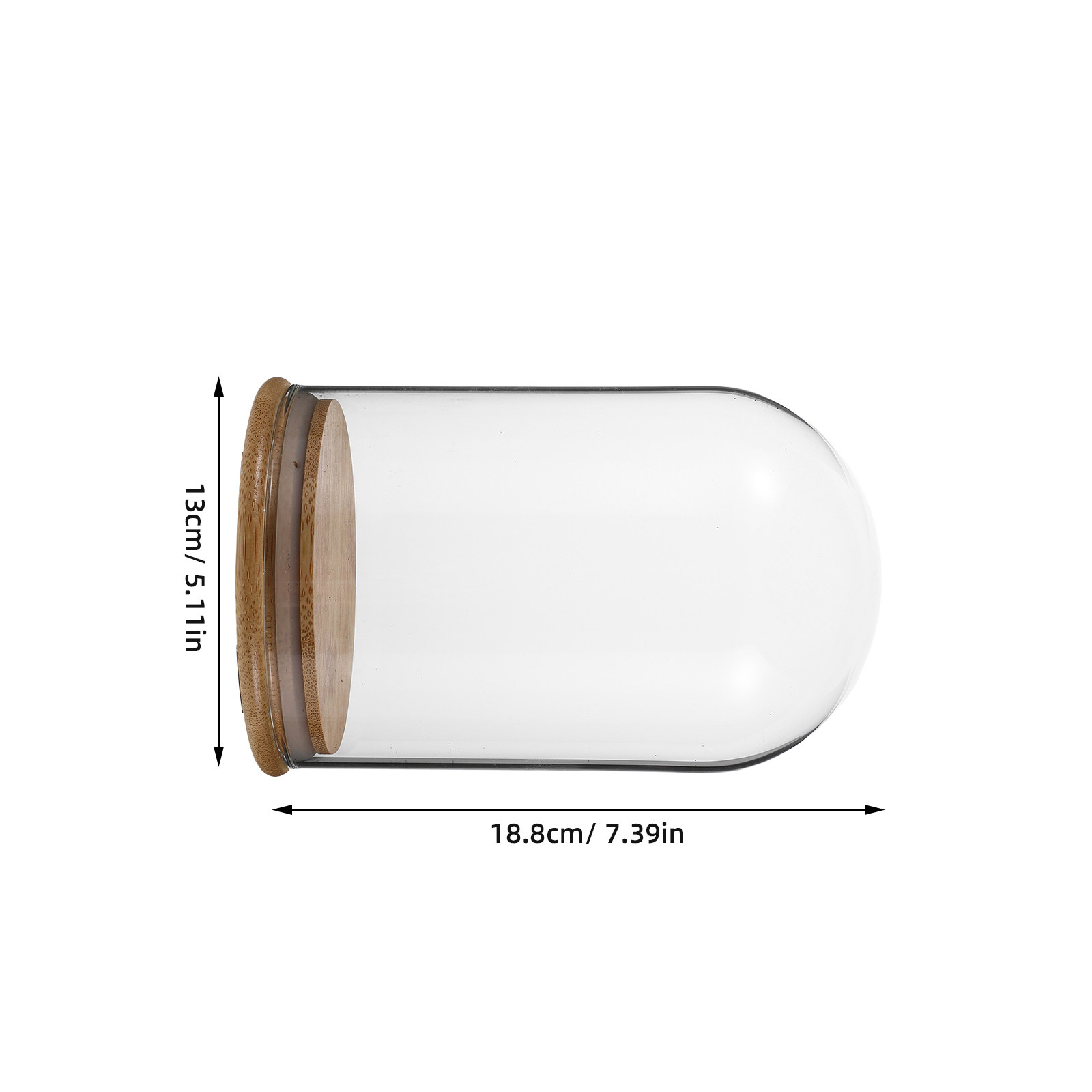 Glass Cloche Display Dome Bell - Plastic Dome Clear ulasan dan harga