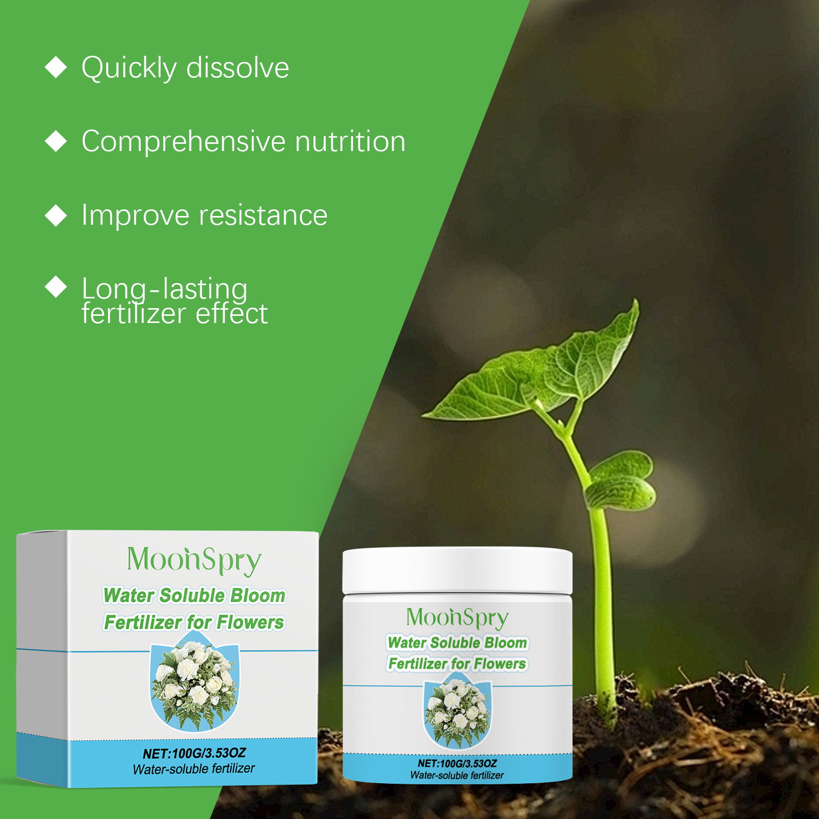 Water Soluble Bloom Fertilizer - Root Stimulator Liquid ulasan dan harga