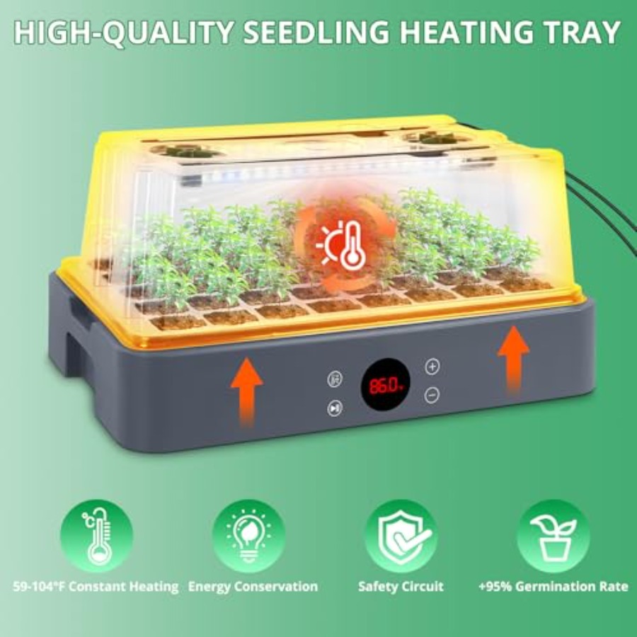 Seed Starter Tray with Grow Li - Humidity Dome Kit ulasan dan harga