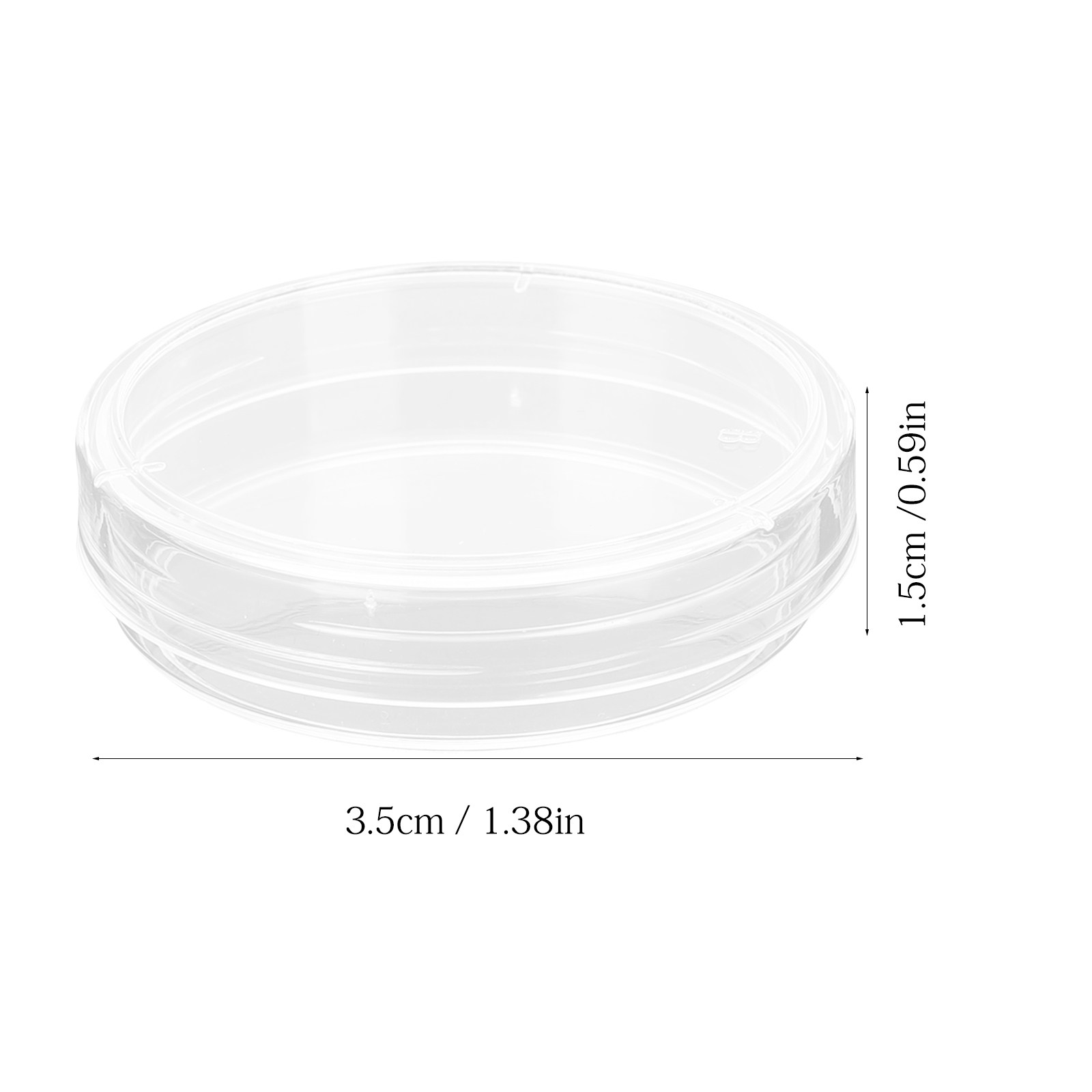 30Pcs Petri Dishes Clear Plast - Agar Tissue Culture ulasan dan harga